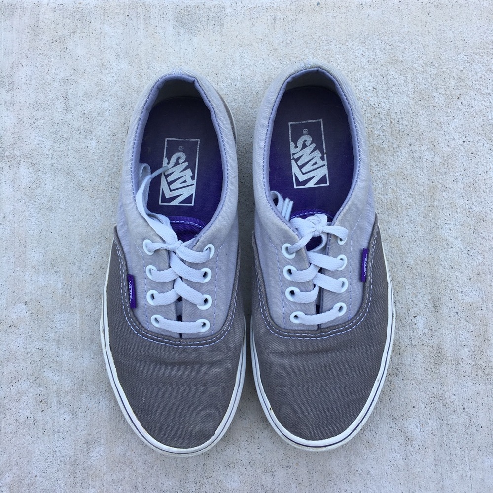 Women’s Light Grey Two Tone Vans